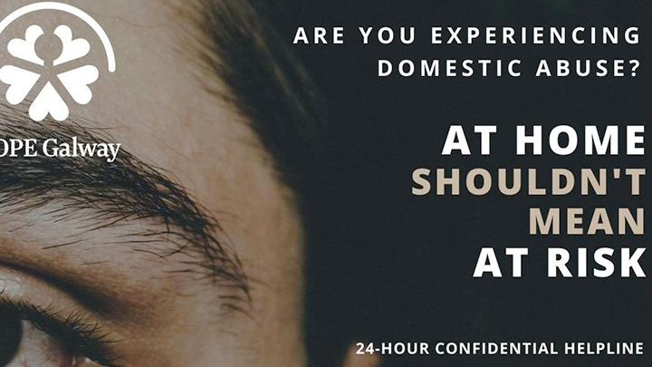 Domestic abuse services safe home poster