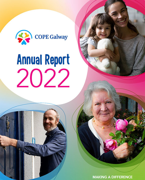 Front cover of COPE Galway 2022 Annual Report