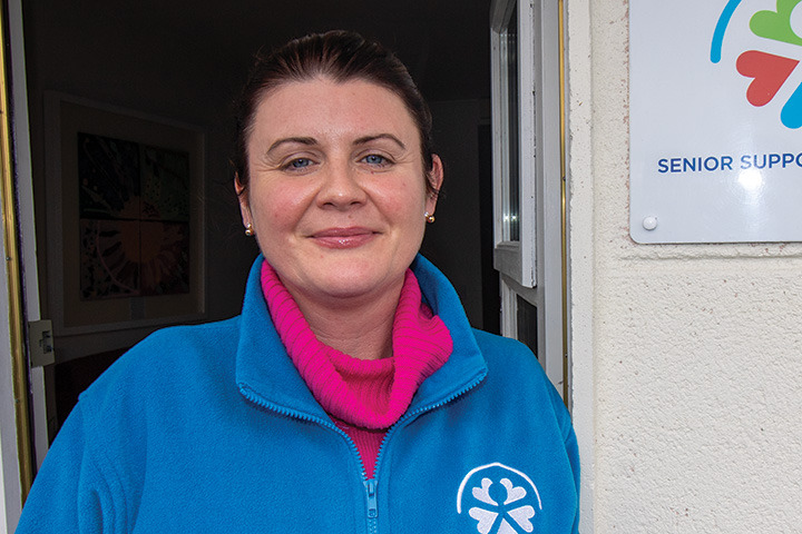 Photo of Louise Glynn, COPE Galway senior support service support worker.